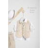  Piccolino Βαπτιστικό κοστούμι Rafael σε χρώμα Beige